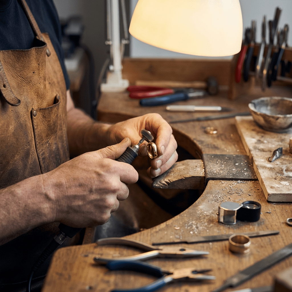Werkstattszene Ringfertigung 1