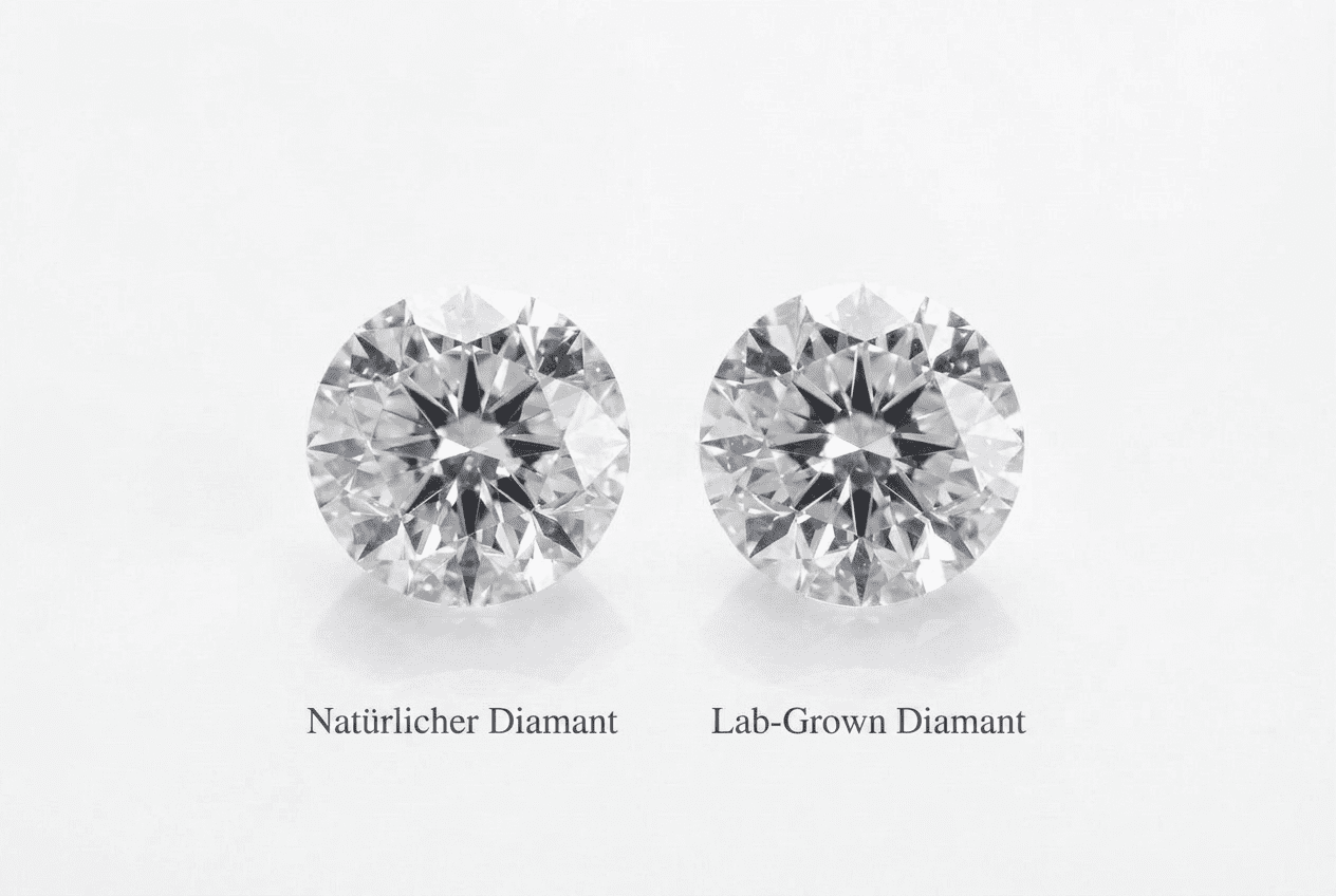 Natürlicher Diamant und Lab-Grown Diamant im Vergleich