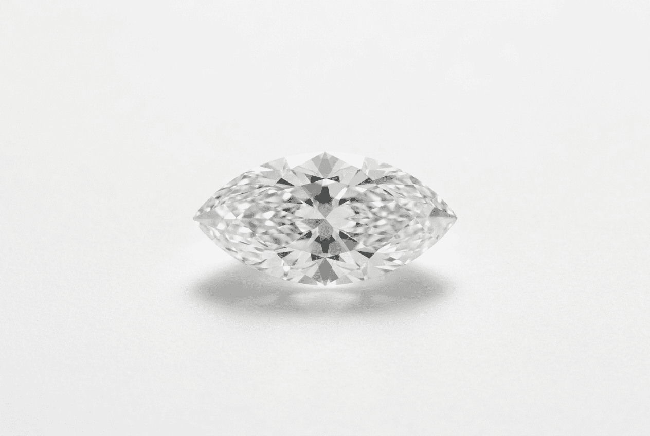 Marquise Diamant in Draufsicht