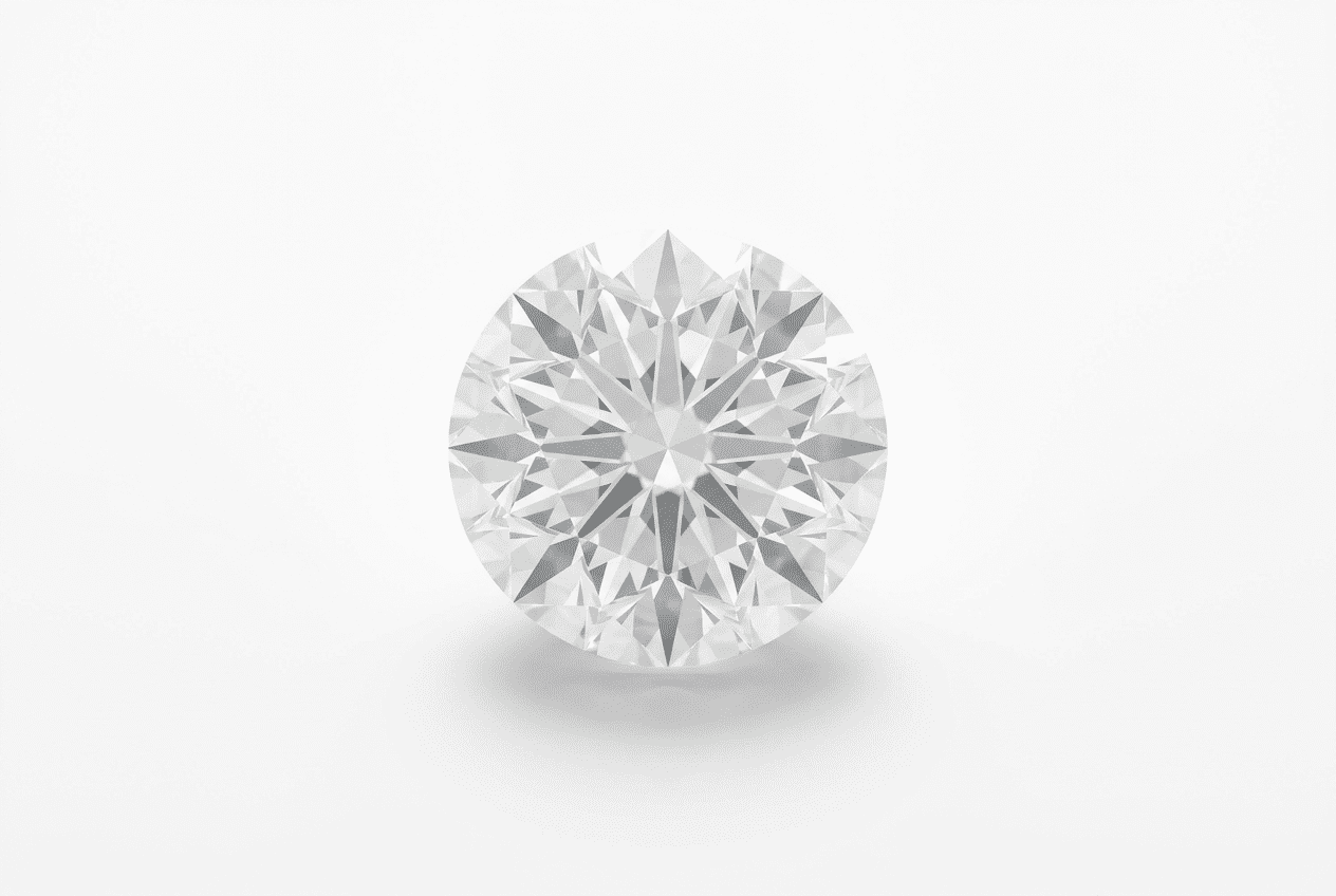 Rund Brillant Diamant in Draufsicht