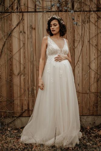 Liebreiz-Umstandskleid-Schwangerschaftsbrautkleid-A-LB-MG21N001-01 1