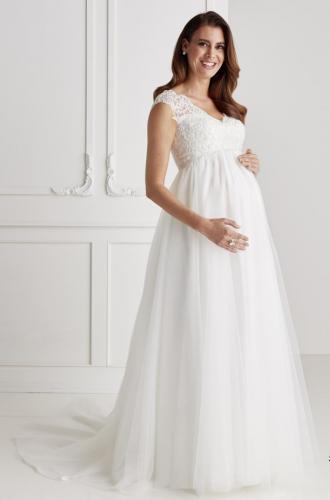 Liebreiz-Umstandskleid-Schwangerschaftsbrautkleid-LU-7502 Brautkleid-Umstandskleid 1